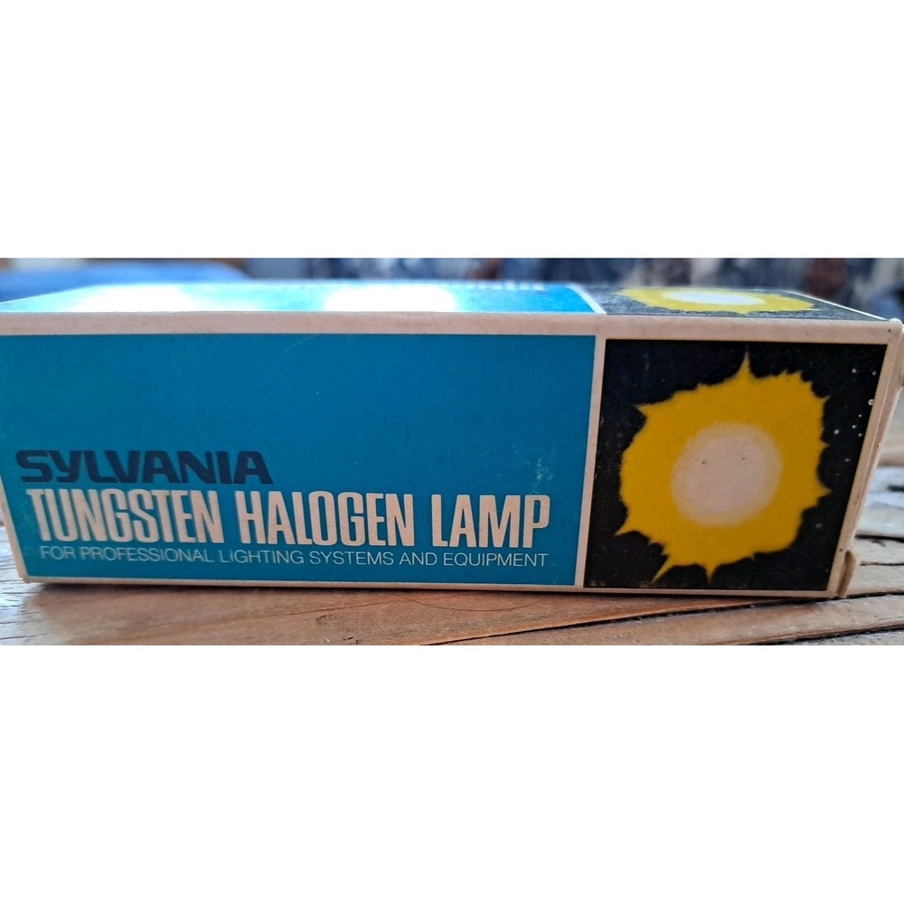Vintage Sylvania Tungsten Halogen Lamp FAV 100W 11.5V  3400K 6 Hrs. NOS
